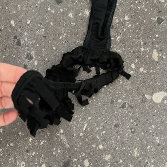 Garter lingerie fringe at legs plus size Sz-1X/2X - Picture 4 of 7